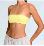 Load image into Gallery viewer, Strapless Moisture-Wicking Contour Yoga Bra for Performance
