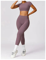 Load image into Gallery viewer, Luxurious High-Waist Contour Seamless Leggings Scrunch
