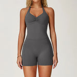 Load image into Gallery viewer, Contoured Seamless Performance Jumpsuit Set Polyester
