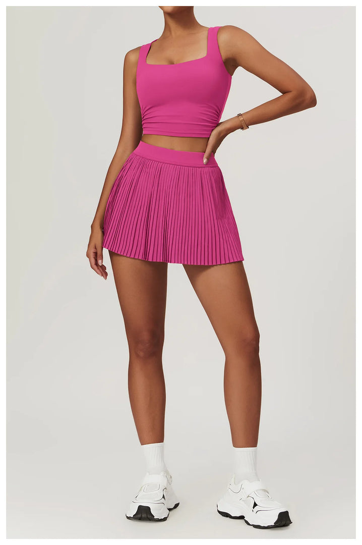 Luxurious Contour Performance Yoga Wear Skirt Nylon