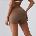 Load image into Gallery viewer, High Rise Contour Performance Shorts With Cross Wise Waist
