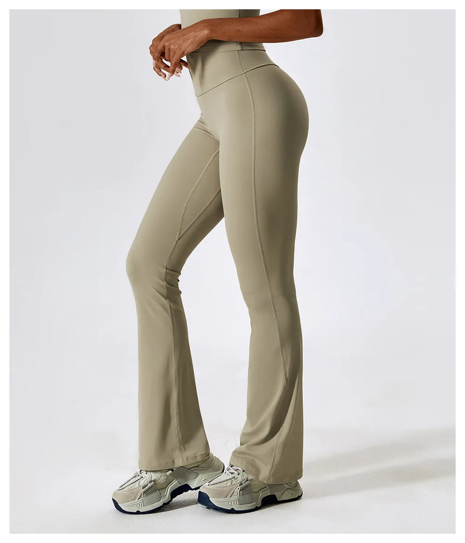 Luxuriant Contoured Breathable Leggings High Waist Knit