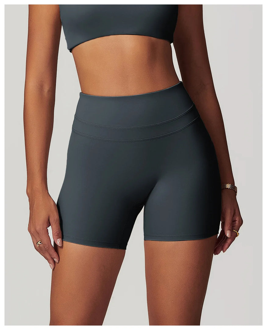 Luxurious Breathable High Waist Yoga Shorts For Running