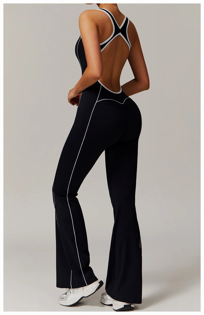 Sculpted Seamless Performance Jumpsuit With Front Zip