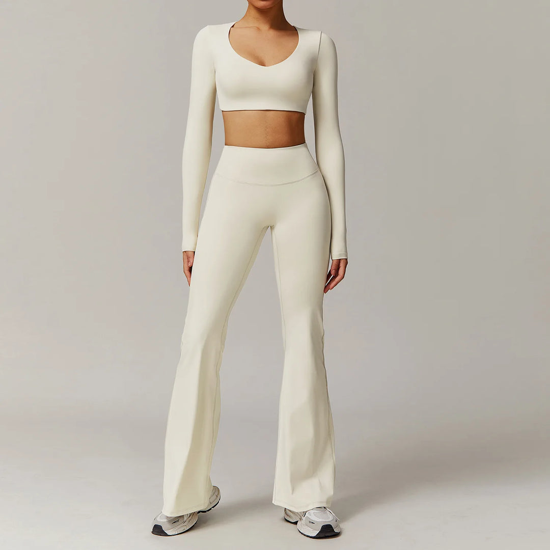 Seamless Contour Two Piece Yoga Set Luxe Performance Wear