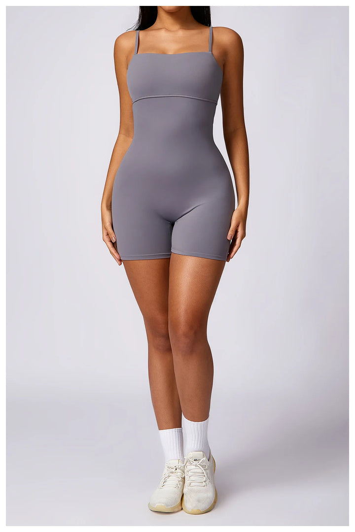 Seamless Contoured Back V Yoga Top for Performance