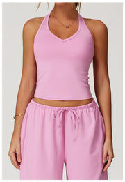 Breathable Impact Contour Yoga Sports Bra Elevation