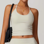 Load image into Gallery viewer, Racer Back Breathable Contour Light Weight Sports Bra Nylon
