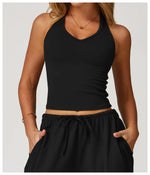 Load image into Gallery viewer, Breathable Impact Contour Yoga Sports Bra Elevation
