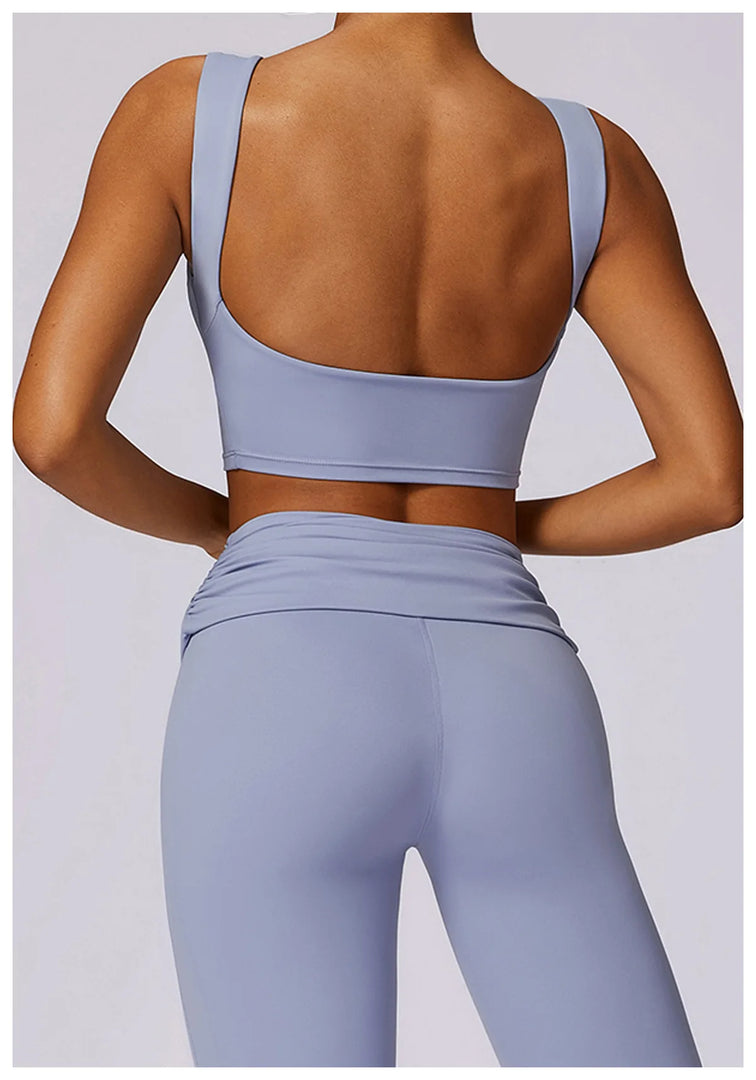 Luxurious Yoga Bra Leggings Seamless Contoured Multistretch