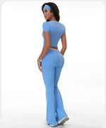 Load image into Gallery viewer, High Waist Contoured Performance Leggings Nylon Knit
