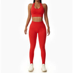 Load image into Gallery viewer, Breathable Sculpted Yoga Performance Bra With Halter Back
