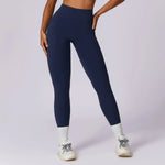 Load image into Gallery viewer, V Back Swept High Waist Contoured Leggings With Performance
