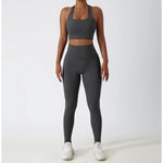 Load image into Gallery viewer, 2 Piece Contouring Sculpted Yoga Ensemble Performance
