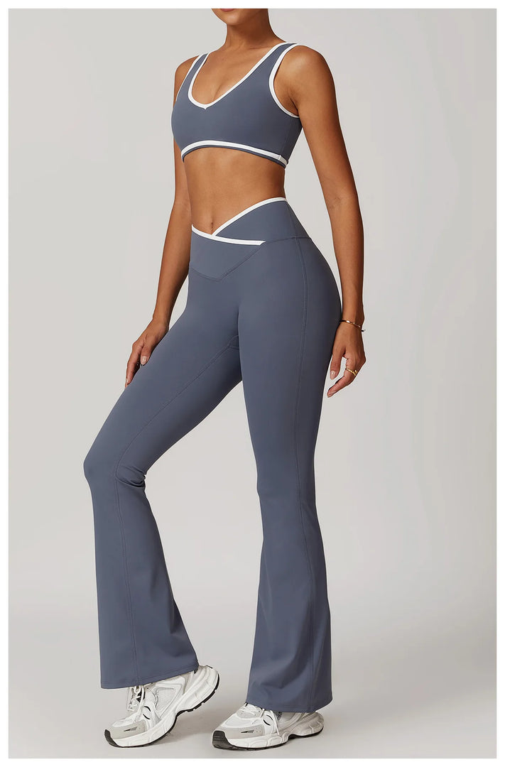 Color Block Bra Contoured Feather Weight Breathable