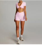 Load image into Gallery viewer, Luxurious Contoured Yoga Set Quick Drying Performance
