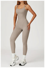 Load image into Gallery viewer, Elevated Contour Performance Breathable Jumpsuit Nylon Knit
