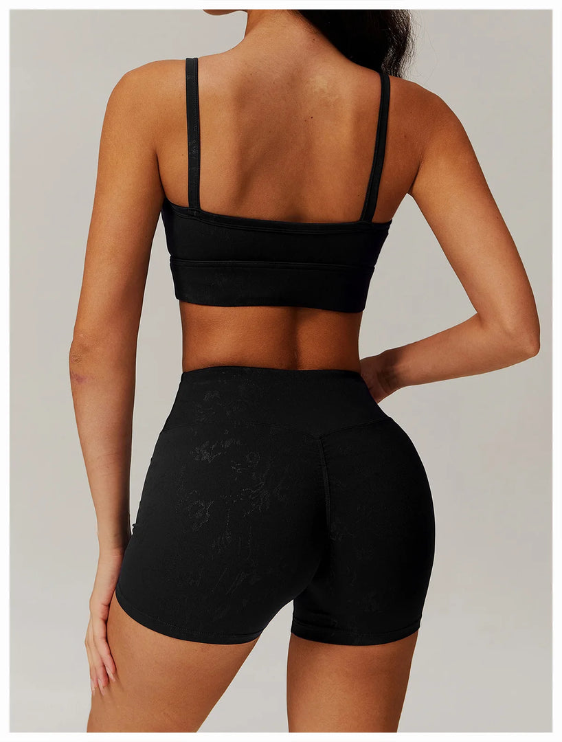 Contoured Seamless Push Up Top Breathable Performance