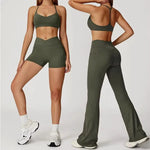 Load image into Gallery viewer, Two Piece Contoured Seamless Performance Athletic Set Nylon
