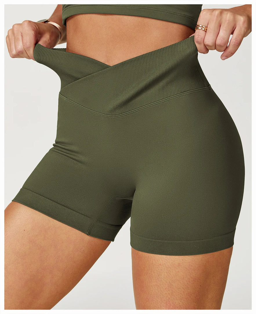 Seamless High Waist Studio Shorts Performance Luxe Elite