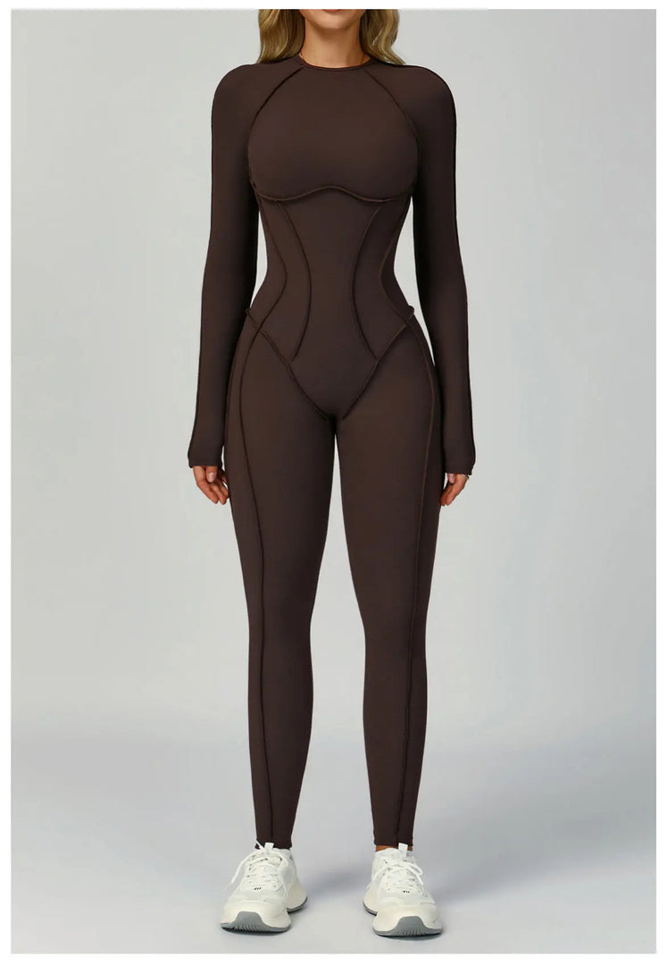 Seamless Contour Yoga Tracksuit Set Performance Wear