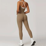 Load image into Gallery viewer, Color Blocking Seamless Yoga Jumpsuit Exquisite Fit
