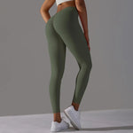 Load image into Gallery viewer, Seamless Contour High Waist Yoga Leggings Performance
