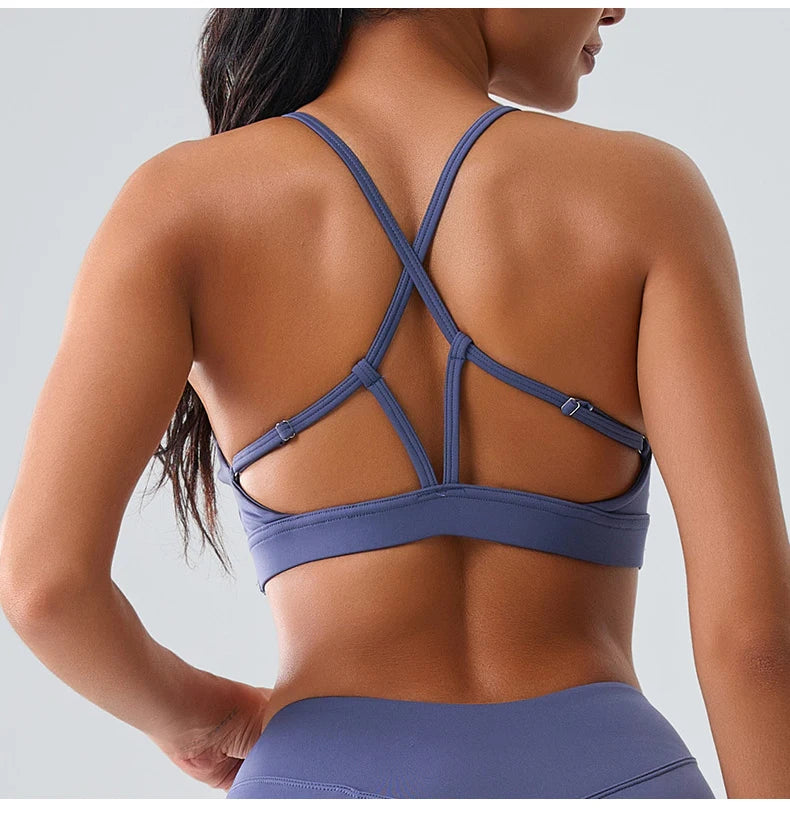 Cross Back Premium Contour Seamless Compression Bra