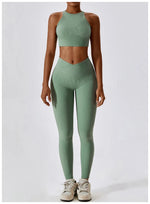 Load image into Gallery viewer, Seamless Contouring 2 Piece Yoga Set Performance Pro
