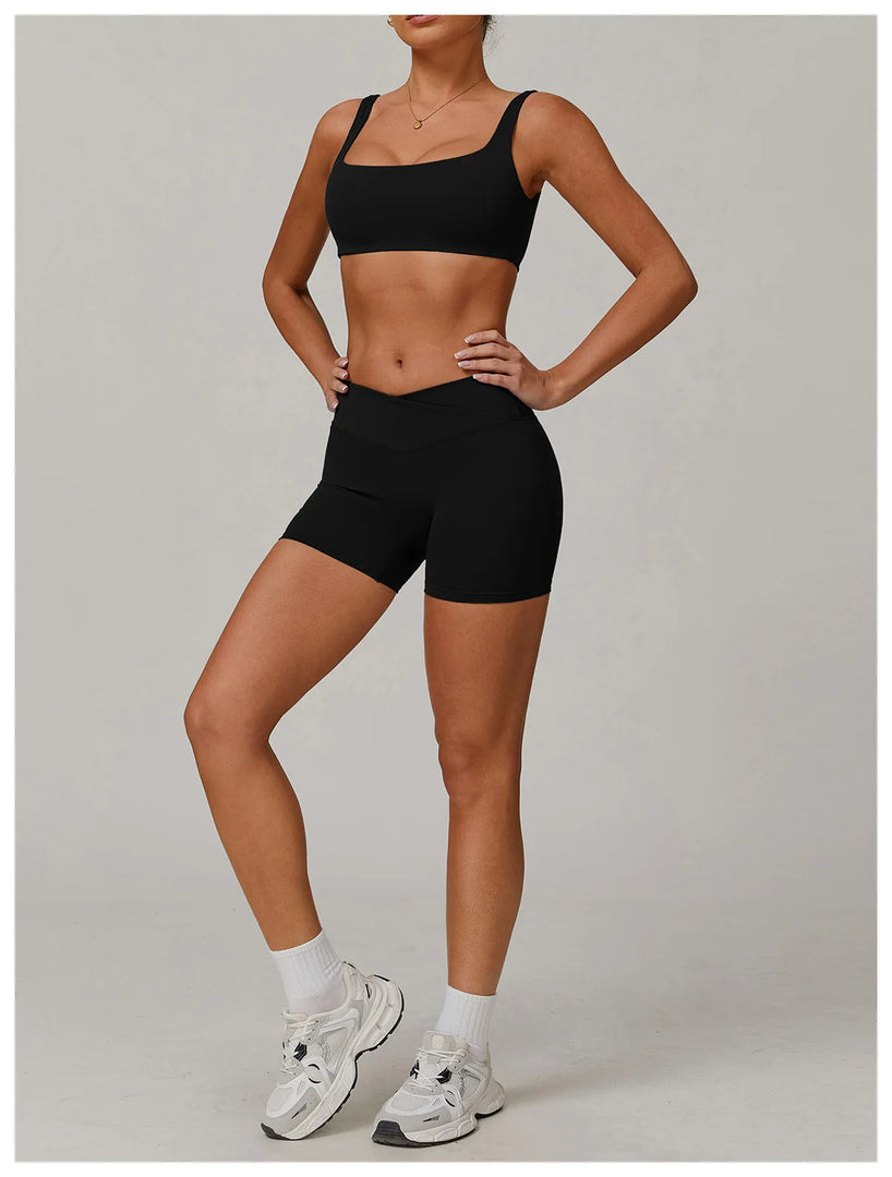 Contoured Performance Yoga Leggings With High Waist