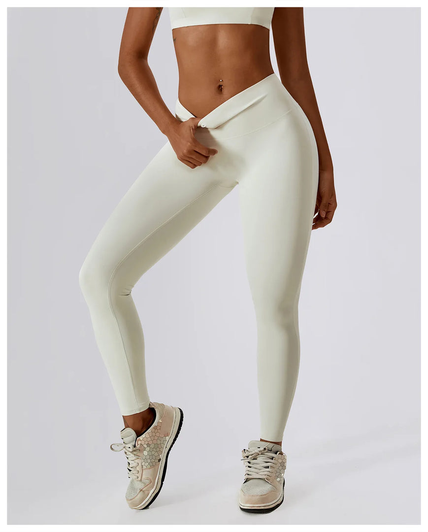 Seamless High Waist Contour Yoga Leggings Performance