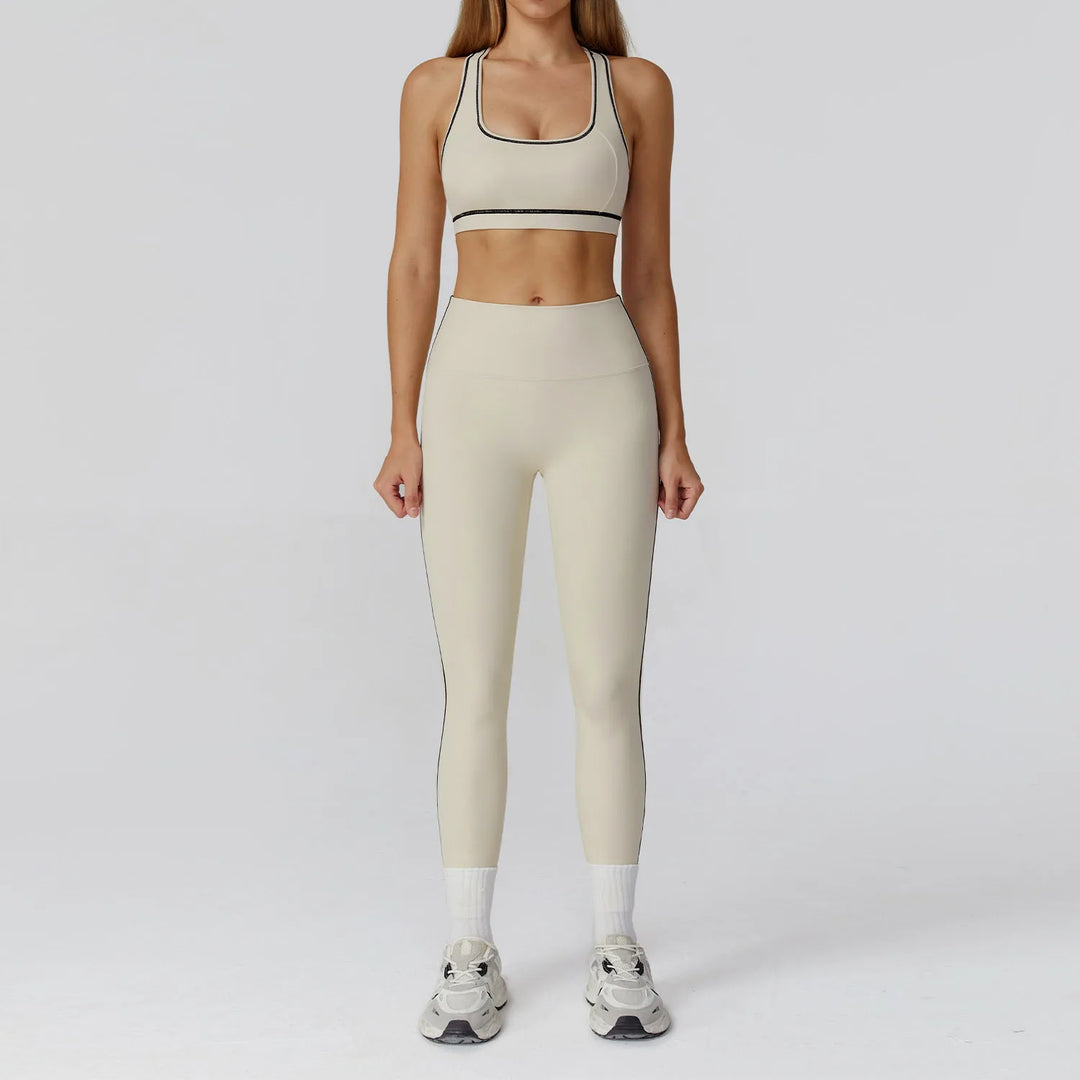 Contour Performance High Waist Athleisure Set Seamless
