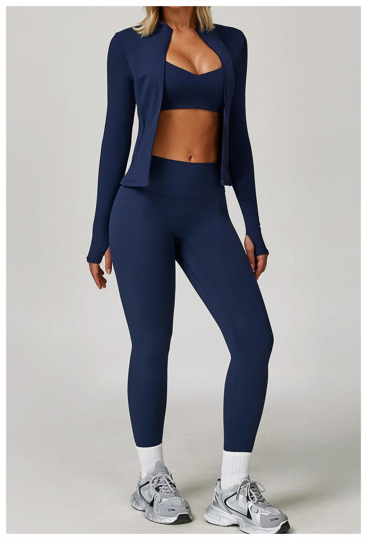 Two Piece Yoga Contour Signature Performance Activewear Set