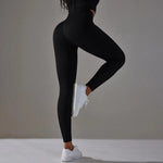 Load image into Gallery viewer, Ribbed Scrunch Contour Seamless High Waist Leggings
