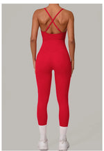 Load image into Gallery viewer, Luxe Sleeveless Yoga Jumpsuit Nylon Spandex
