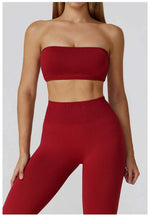 Load image into Gallery viewer, Seamless Contour Yoga Bra Open Back For Athleisure Wear

