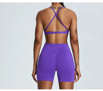 Load image into Gallery viewer, Cross Strap Seamless Yoga Bralette Premium Performance Fit
