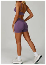 Load image into Gallery viewer, Two Piece Contour Seamless Performance Yoga Ensemble
