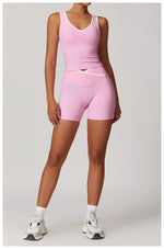 Load image into Gallery viewer, 2 Piece Sculpted Contour High Waist Set Performance Fabric
