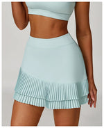 Load image into Gallery viewer, Elite Contoured Waist Pleated Tennis Skirt With Pockets
