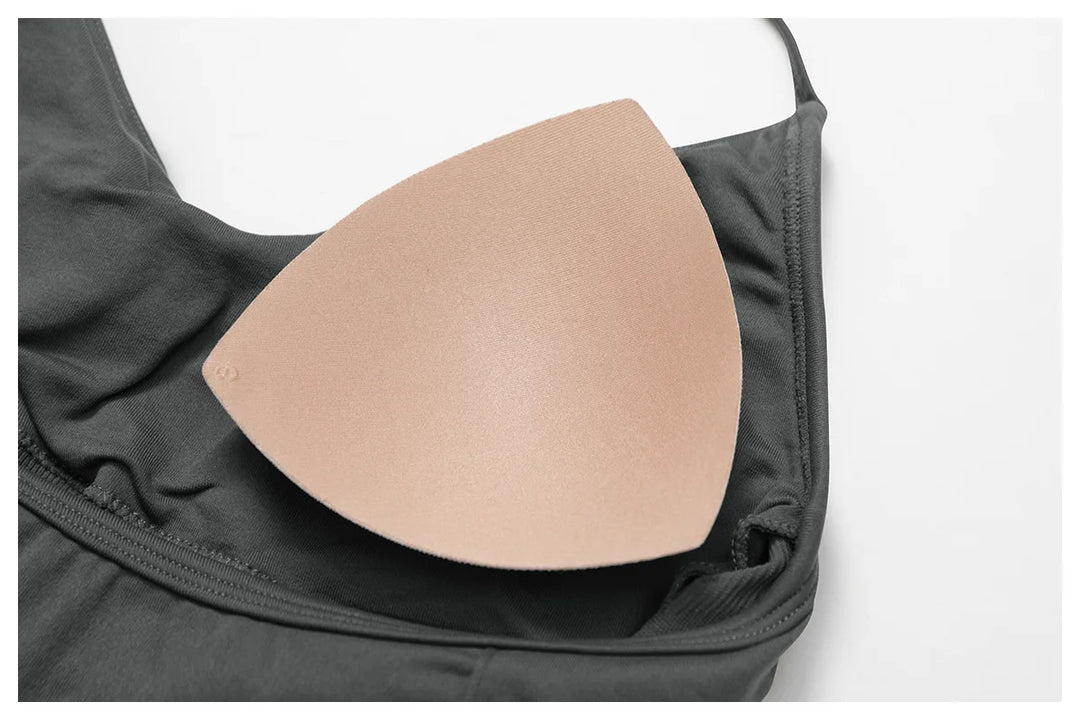 Breathable Contoured Halter Crop Sports Bra With Padding