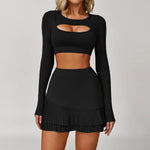 Load image into Gallery viewer, Premium Performance Knit Yoga Set With Contoured Leggings
