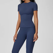 2 Piece Seamless Yoga Set Performance Leggings Luxe