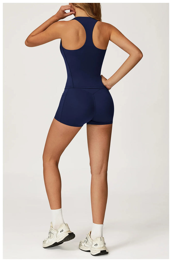 2 Piece Premium Luxe Contoured Tracksuit Nylon Knit