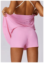 Load image into Gallery viewer, Seamless Performance Tennis Skort with Breathable Knit
