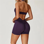 Load image into Gallery viewer, Contoured Seamless Performance Jumpsuit Set Polyester
