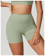 Load image into Gallery viewer, High Waist Yoga Shorts Contour Moisture Wicking Breathable

