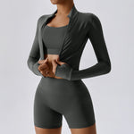 Load image into Gallery viewer, Three Piece Breathable Yoga Tracksuit Pro For Performance
