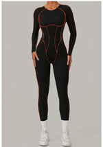 Load image into Gallery viewer, Premium Knit Tracksuit Jumpsuit With Light Weight Nylon
