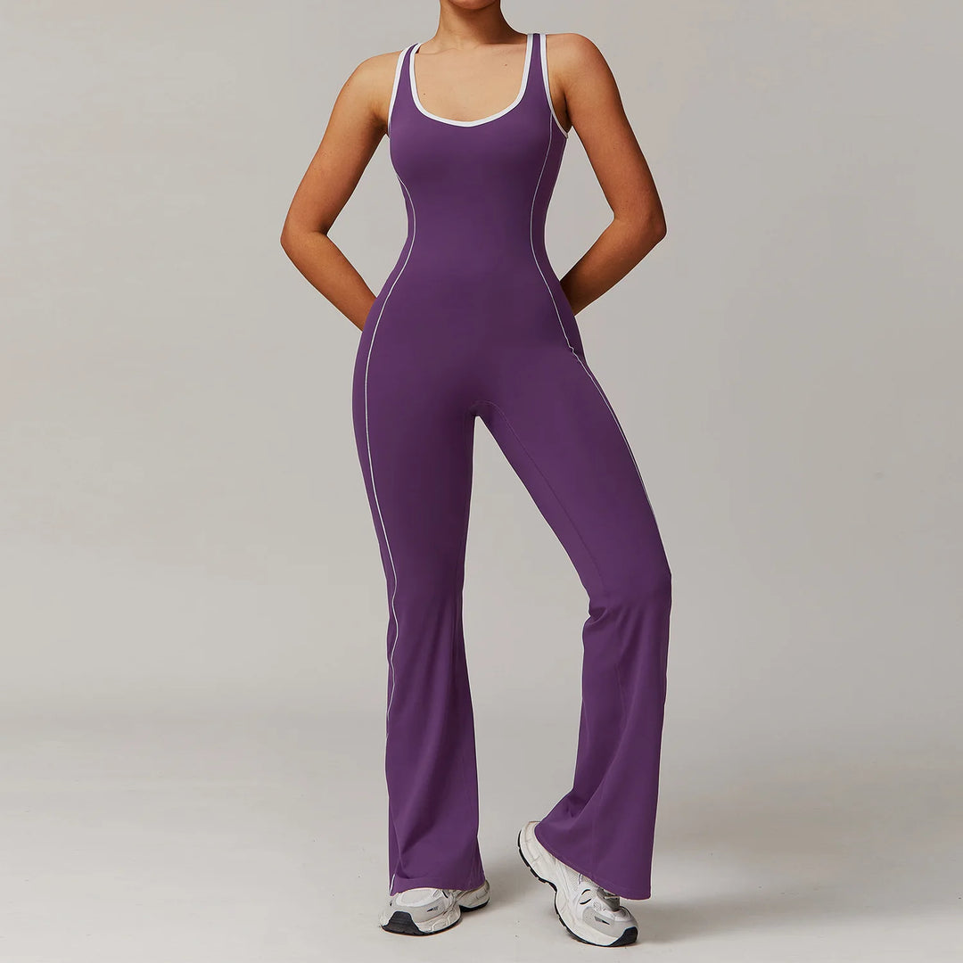 Sculpted Seamless Performance Jumpsuit With Front Zip